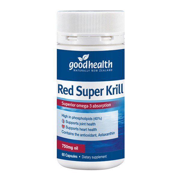Good Health Red Super Krill 750mg 30 capsules